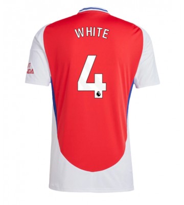 Arsenal Ben White #4 Replica Home Stadium Shirt 2024-25 Short Sleeve